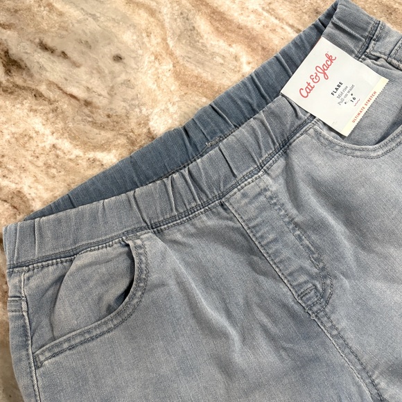 Big Girls Ultimate Stretch Mid-rise Pull-on Waist Flare Jeans size 16 NWT - Picture 5 of 9